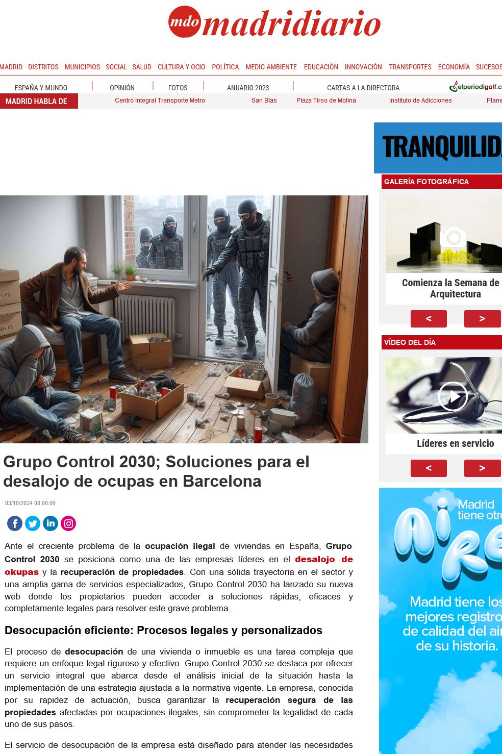 Vivienda recuperada por mediación